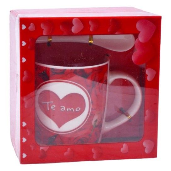 SET CANECA E COLHER 8,5X9 2645-110-03 CX72 SET CANECA E COLHER 8,5X9 2645-110-03 CX72