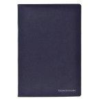 CADERNO A5 CAPA PRETA QUAD.