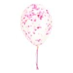 BALAO JUMBO LATEX CONFETE ROSA PASTEL30C