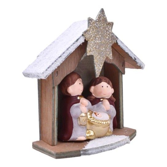 PRESEPIO C/ CABANA C/NEVE E LUZ PRESEPIO C/ CABANA C/NEVE E LUZ