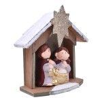 PRESEPIO C/ CABANA C/NEVE E LUZ