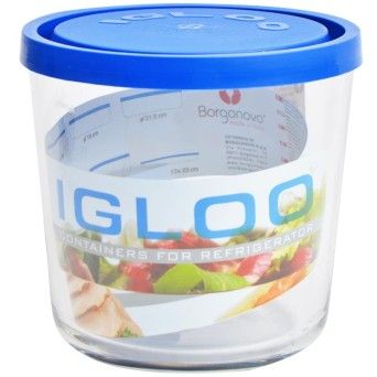 RECIPIENTE VIDRO IGLO C/ TAMPA 12X11,5CM