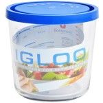 RECIPIENTE VIDRO IGLO C/ TAMPA 12X11,5CM RECIPIENTE VIDRO IGLO C/ TAMPA 12X11,5CM