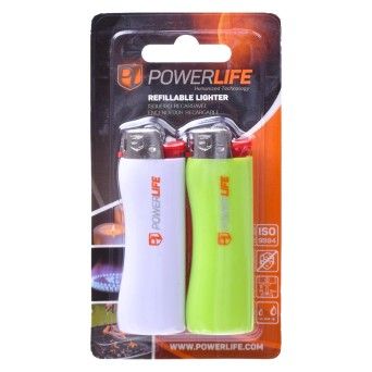 ISQUEIRO POWERLIFE BLISTER 2UN 79362