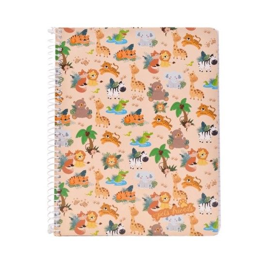 CADERNO ESP A5 80F PETS SAF
