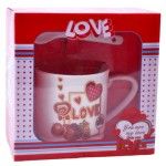 SET CANECA E COLHER 8,2X6,8 2645-108-01 CX96