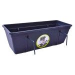 FLOREIRA C/SUPORTE 50CM CINZA CX32