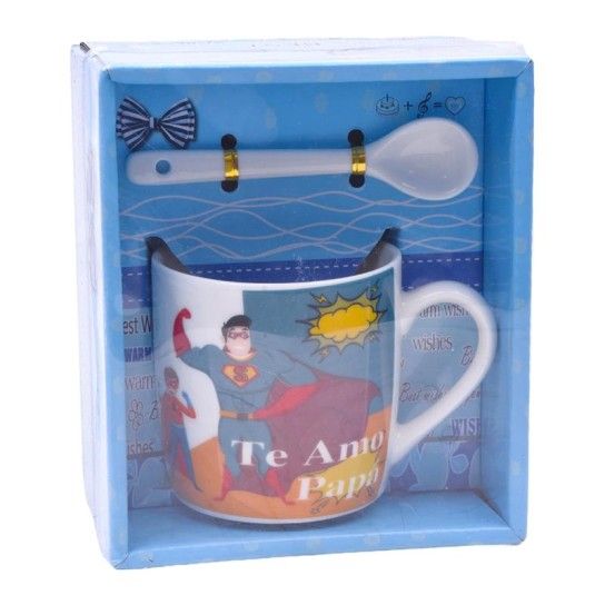 CANECA C/COLHER PAI 2645-304-01 CX120 CANECA C/COLHER PAI 2645-304-01 CX120
