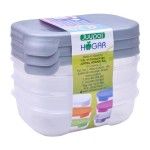 PLASTICO CONJ. 3 CAIXAS RECT. 0.25L BR. PLASTICO CONJ. 3 CAIXAS RECT. 0.25L BR.
