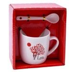 SET CANECA E COLHER 7,2X7,2 2645-109-14 CX120