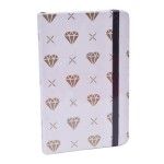 NOTEBOOK 90X140 GOLD WHITE