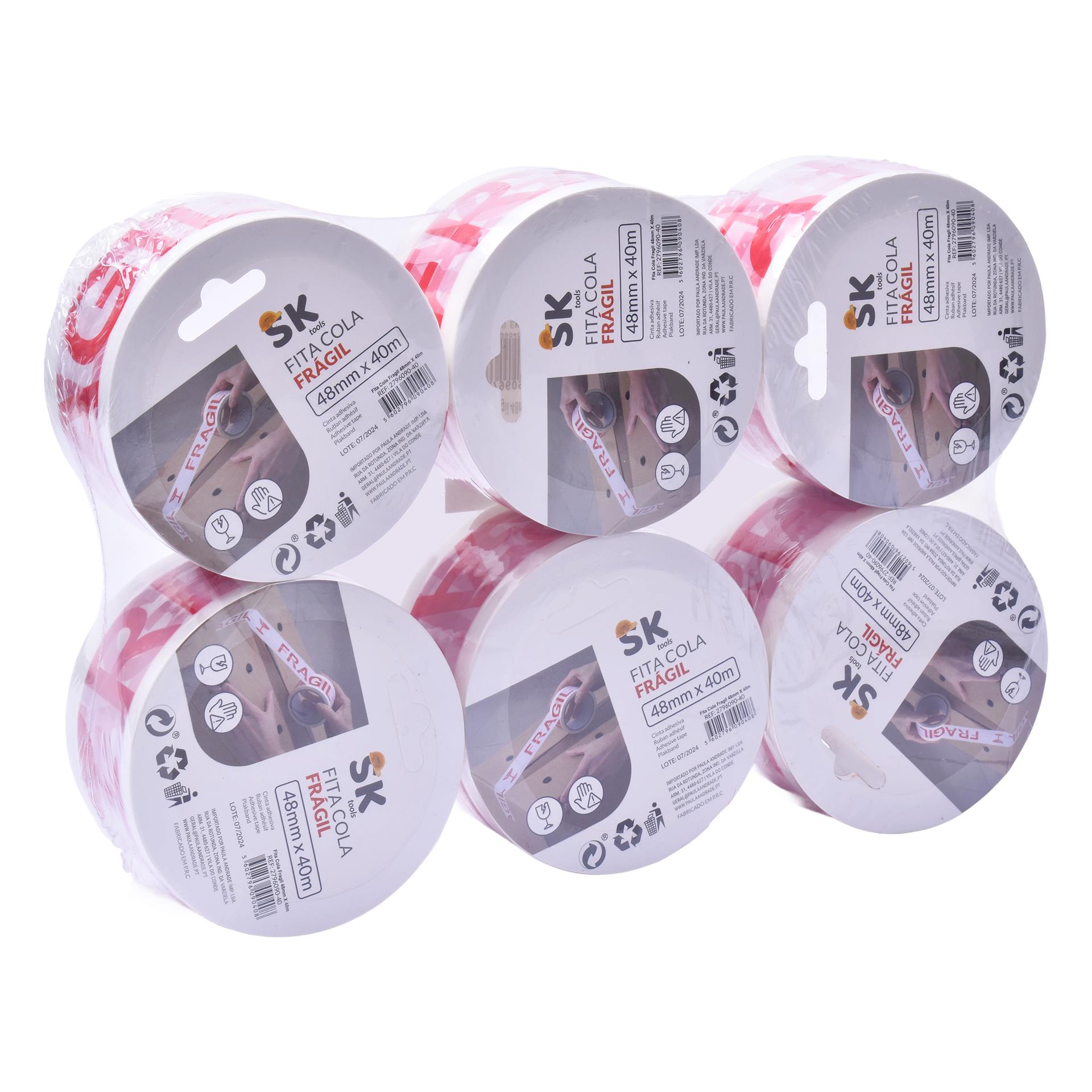 FITA COLA FRAG 48MMX40M 2796090-40 CX72 FITA COLA FRAG 48MMX40M 2796090-40 CX72