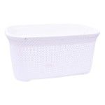 CESTO RECT. PLASTICO RATTAN CX20