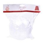 BOLA NATAL PLASTICO TRASPARENTE 15CM