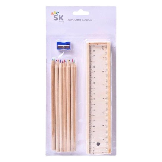 LAPIS COR12U+REGUA MAD 1798-200CX144