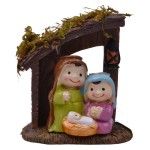 PRESEPIO RESINA 11CM C/ CABANA PRESEPIO RESINA 11CM C/ CABANA