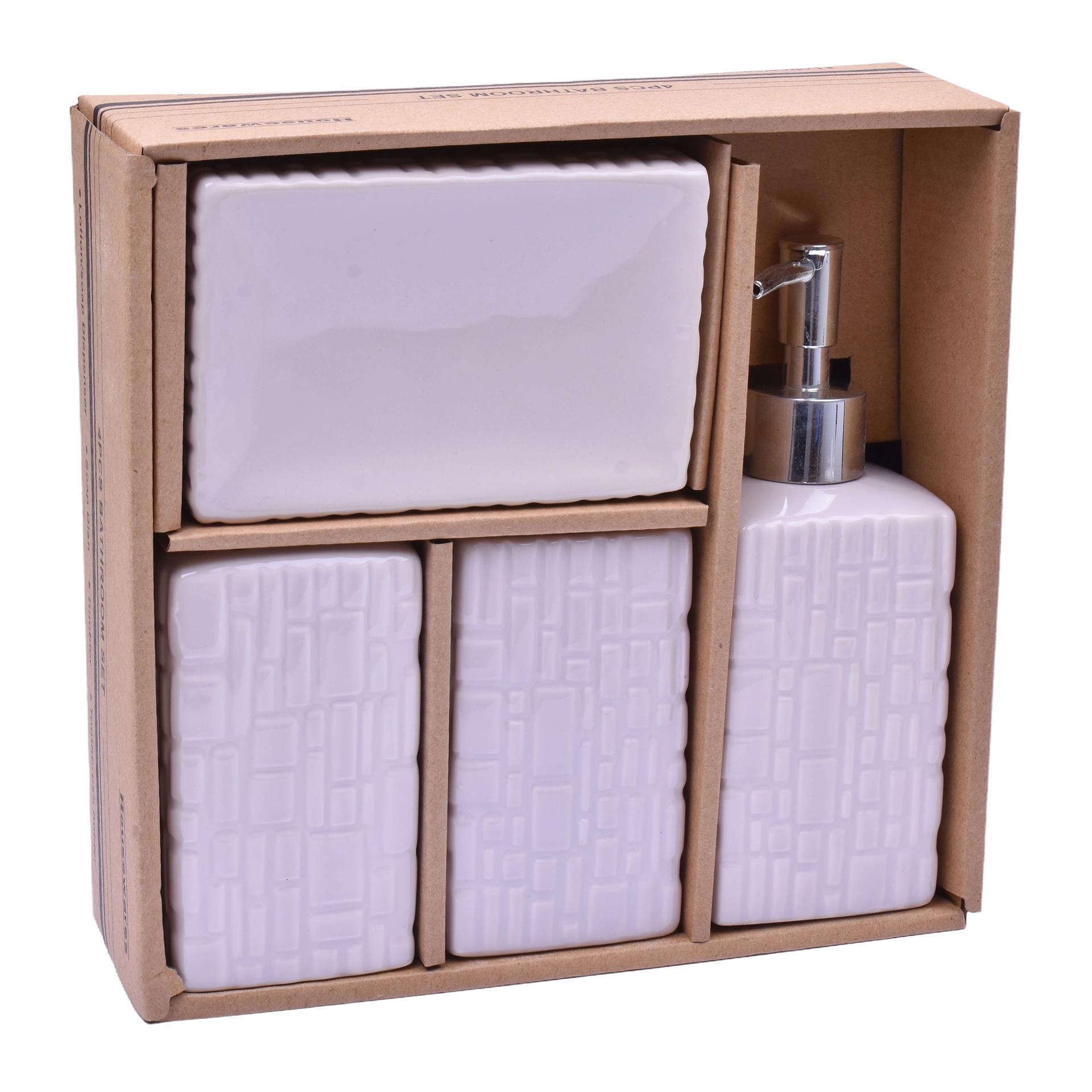 CONJ BANHO 4 PCS 1207-017 CX24 CONJ BANHO 4 PCS 1207-017 CX24