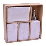 CONJUNTO BANHO 4 PCS  1207-017 CX24