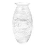 JARRA VIDRO OURO/PRATA 37CM JARRA VIDRO OURO/PRATA 37CM