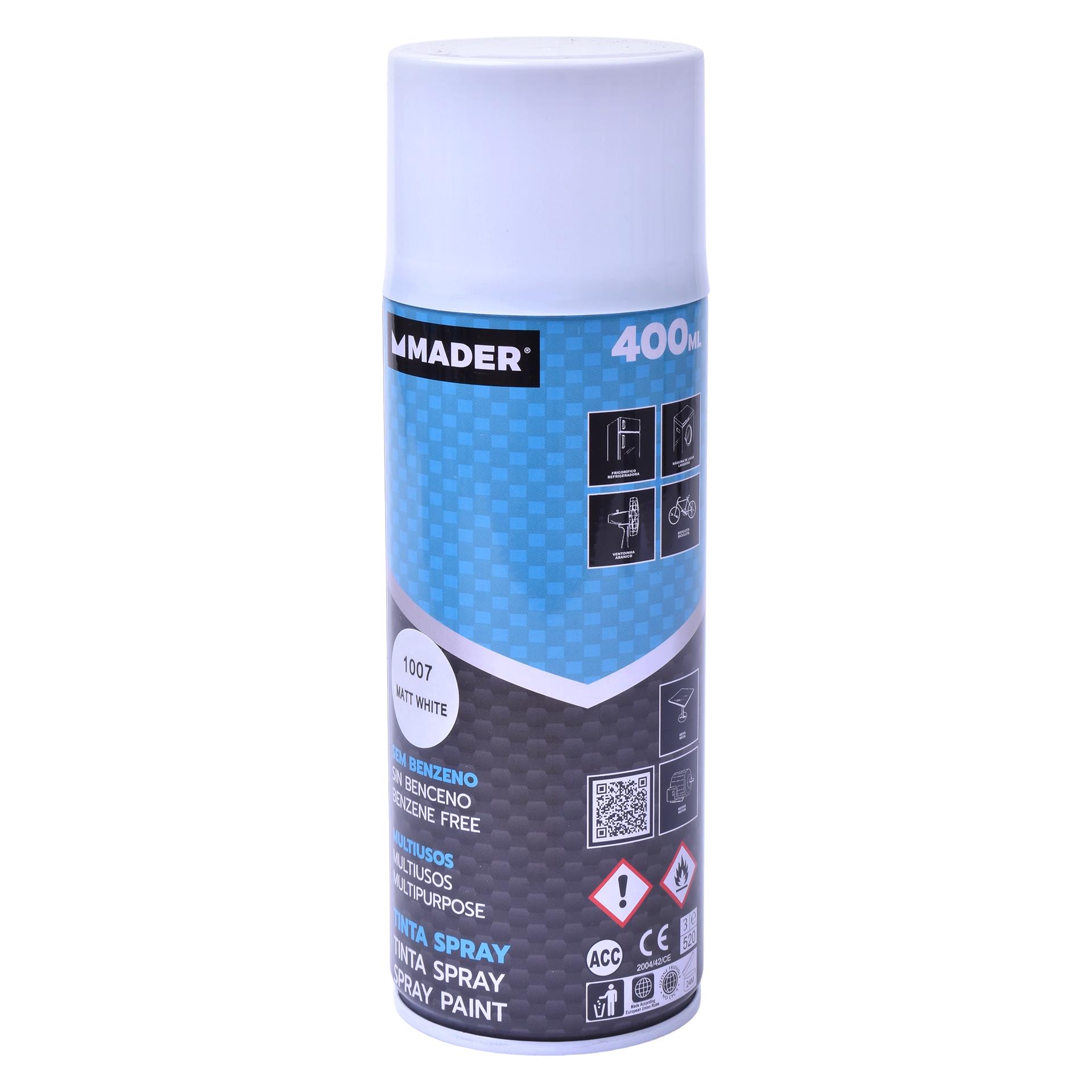 TINTAS SPRAY MATT WHITE 1007 TINTAS SPRAY MATT WHITE 1007