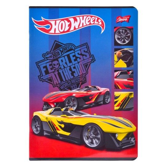 CADERNO AGRAF A5 40FLS HOT WEELS PAUT.