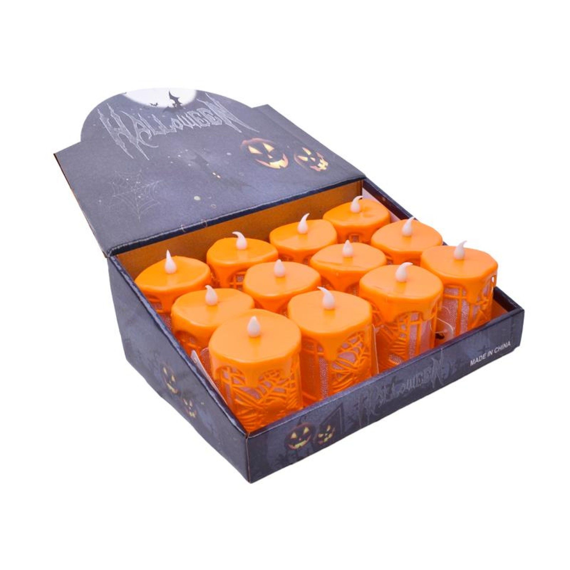 VELA HALLOWEEN C/LUZ 1862-140 CX360 VELA HALLOWEEN C/LUZ 1862-140 CX360