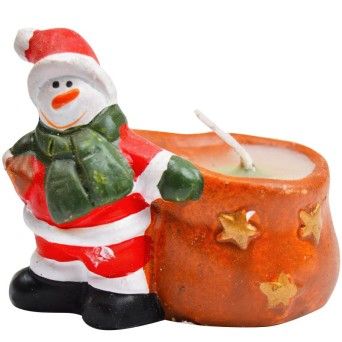 NATAL VASO DEC. C/ VELA AC-16798