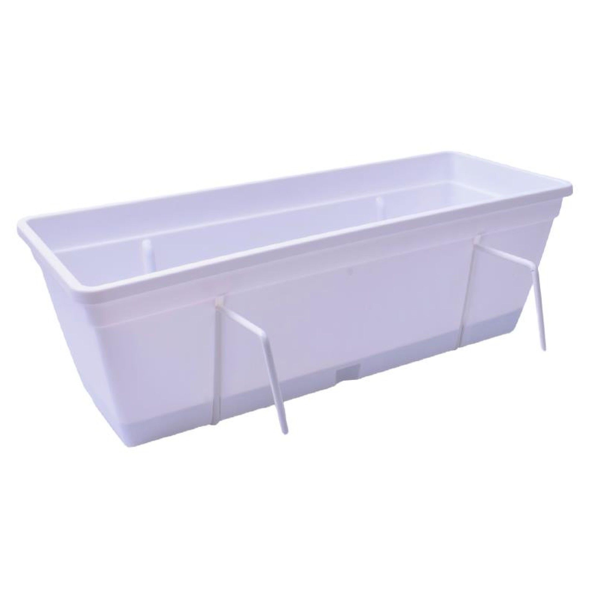 FLOREIRA C/SUPORTE 50CM BRANCA CX32 FLOREIRA C/SUPORTE 50CM BRANCA CX32