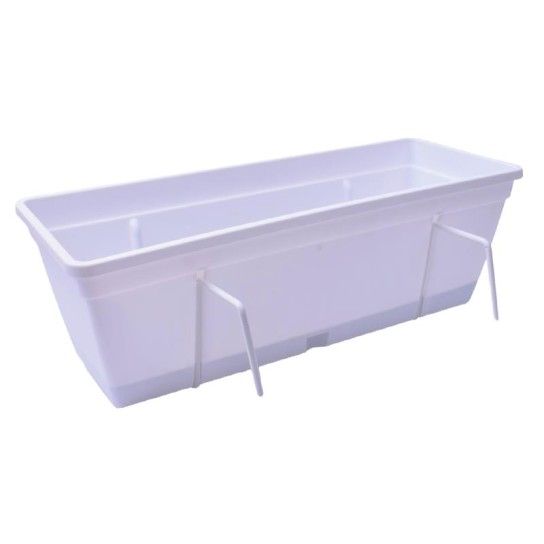 FLOREIRA C/SUPORTE 50CM BRANCA CX32 FLOREIRA C/SUPORTE 50CM BRANCA CX32
