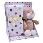 MANTA POLAR 90X75CM C/PELU 2531-000-07