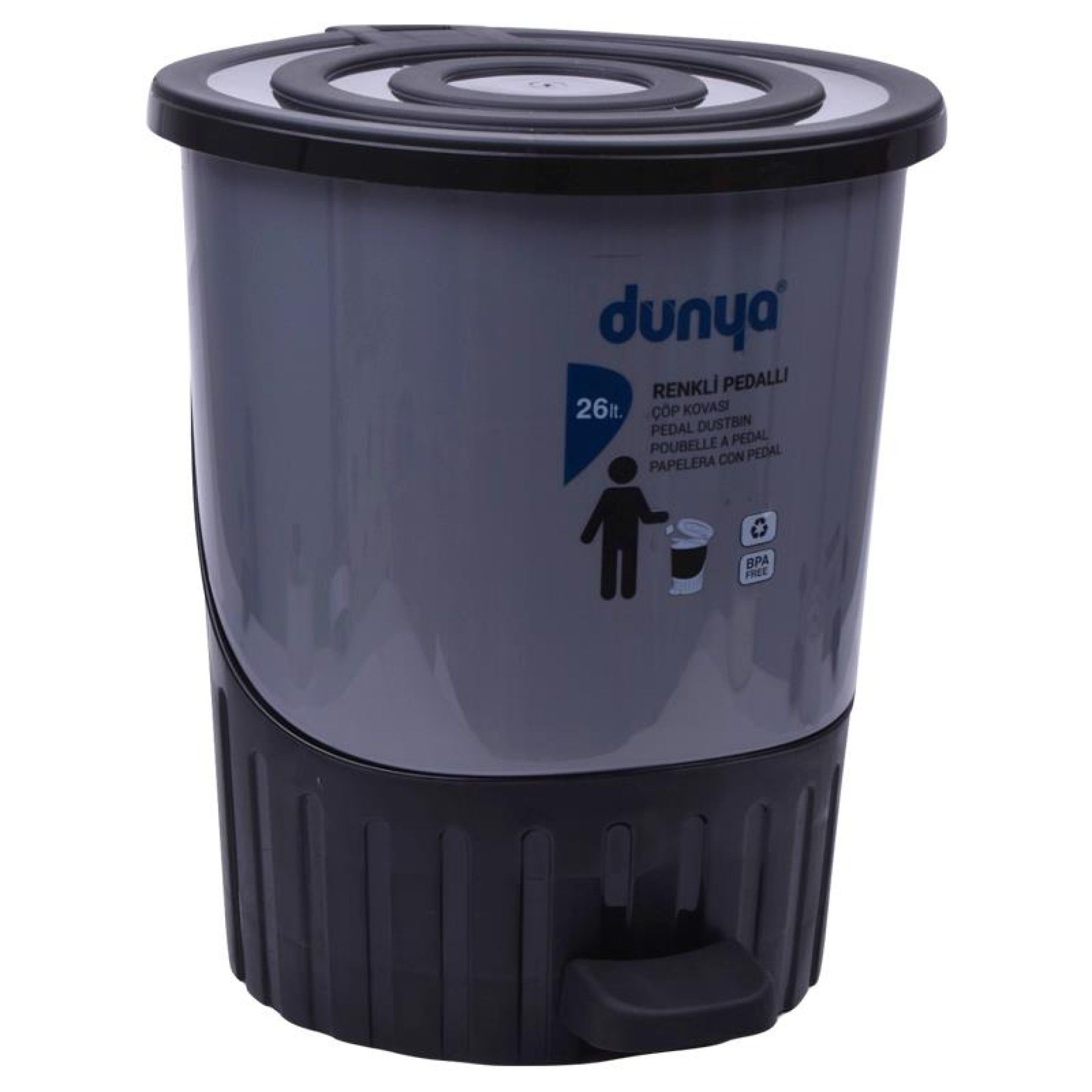BALDE C/ PEDAL C/INTERIOR 26L1063