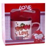 SET CANECA E COLHER 8,2X6,8 2645-108-01 CX96