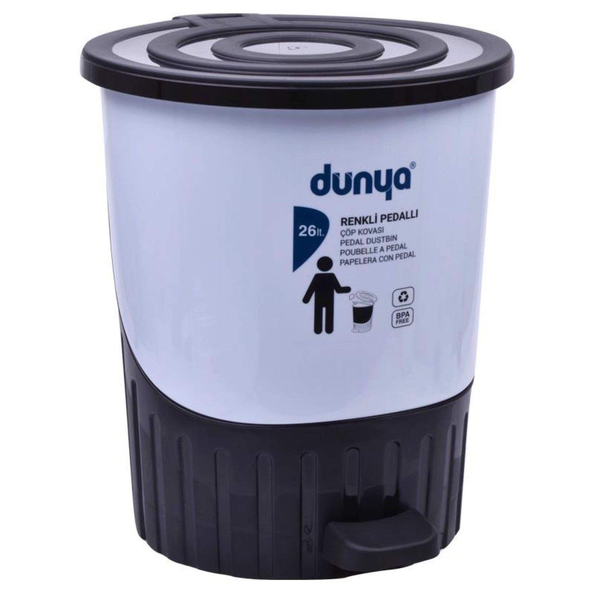 BALDE C/ PEDAL C/INTERIOR 26L1063