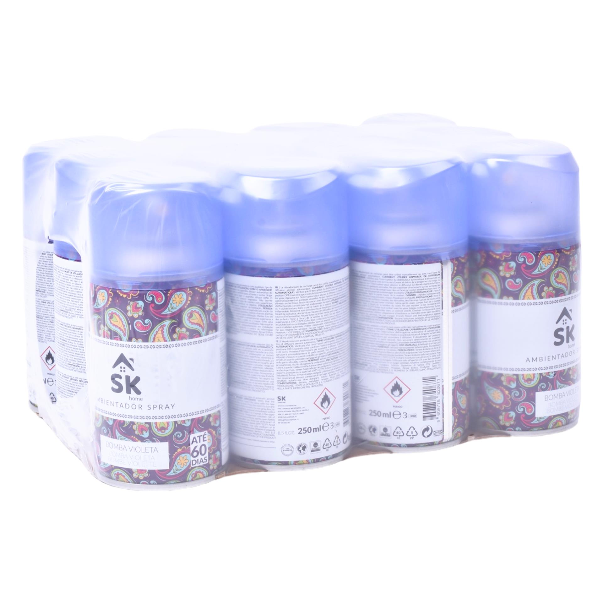 AMBIENTADOR SPRAY BOMBA 250ML AMBIENTADOR SPRAY BOMBA 250ML