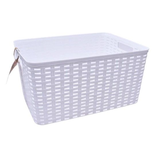 CESTO RATTAN PLASTICO Nº 3 10L 12222 CESTO RATTAN PLASTICO Nº 3 10L 12222