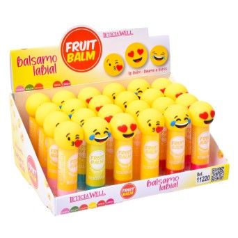 BALSAMO LABIAL FRUIT EMOJI 24UN 11220