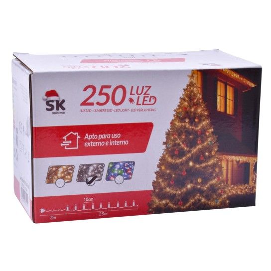 LUZES FRIAS NATAL 25M 2697-123-25B CX48 LUZES FRIAS NATAL 25M 2697-123-25B CX48