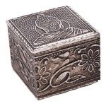 CAIXA MADEIRA QUAD DEC 5X5X4.2CM CX75685 CAIXA MADEIRA QUAD DEC 5X5X4.2CM CX75685