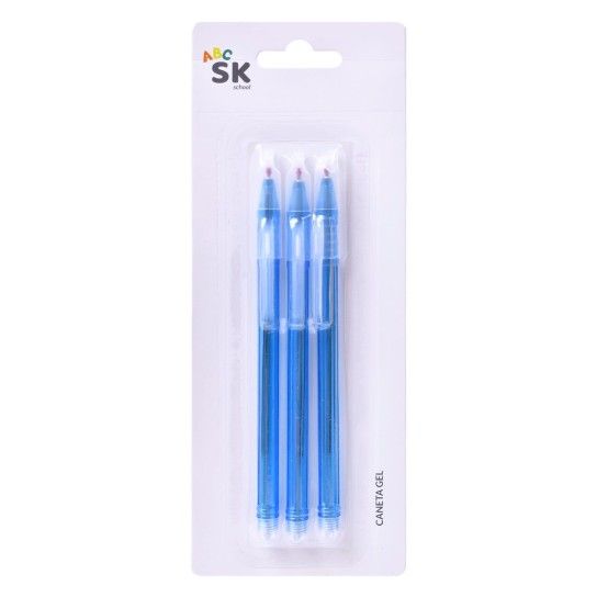 CANETA GEL 3UN 14CM 2556-012-03 CX288 CANETA GEL 3UN 14CM 2556-012-03 CX288