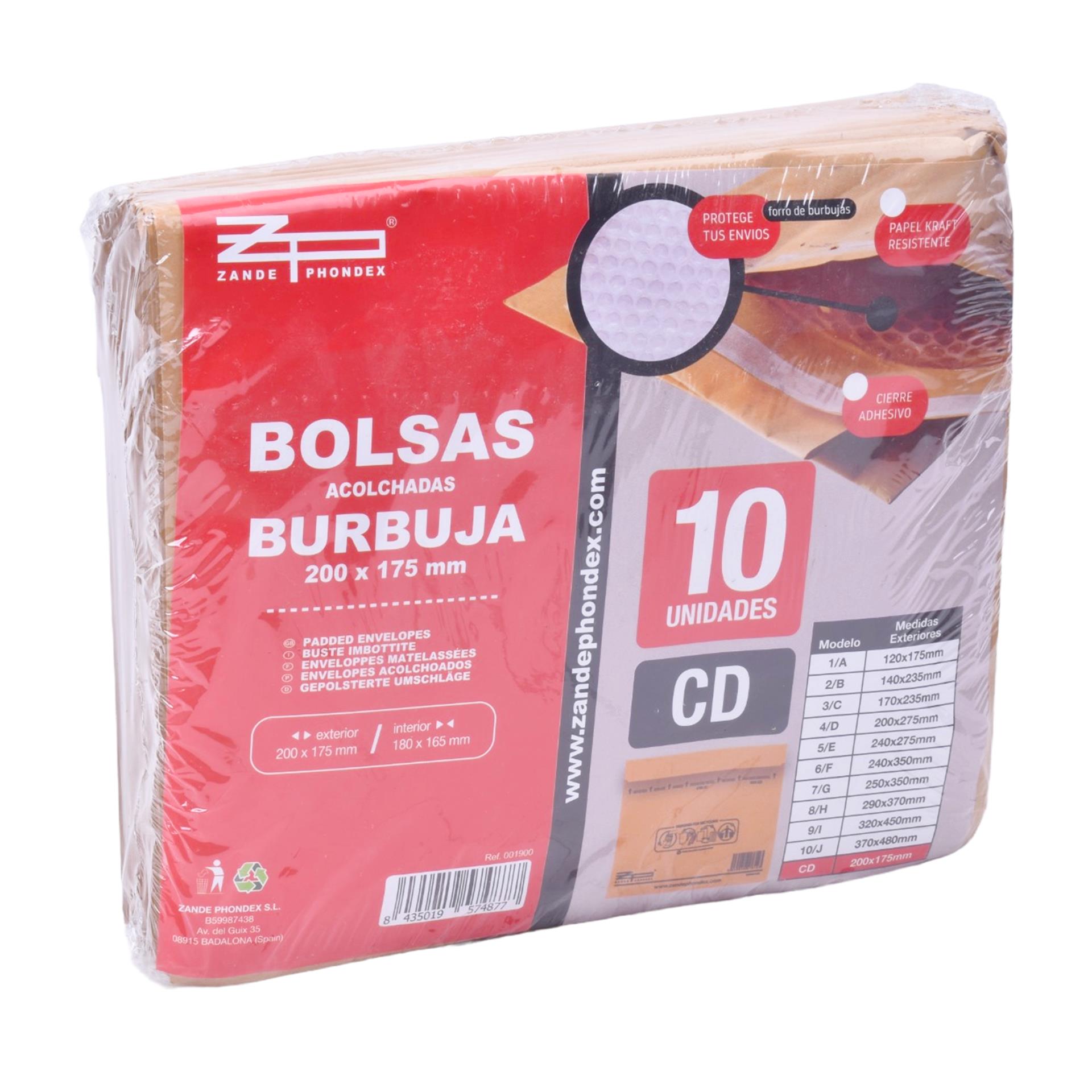 ENVELOPE ALMOFADADO 200X170MM ENVELOPE ALMOFADADO 200X170MM