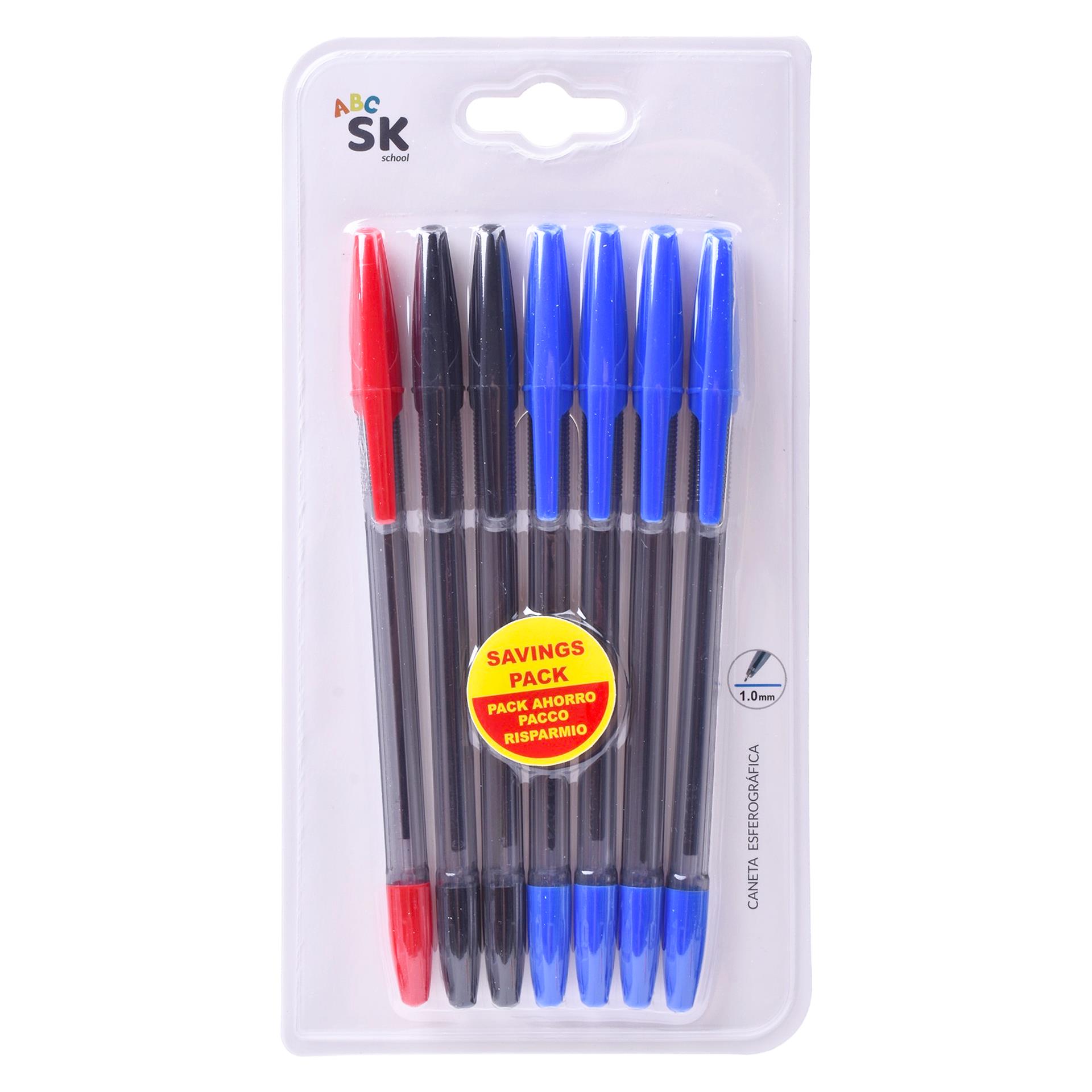 CANETA ESF 7UN 15,8CM 2681-002 CX144 CANETA ESF 7UN 15,8CM 2681-002 CX144