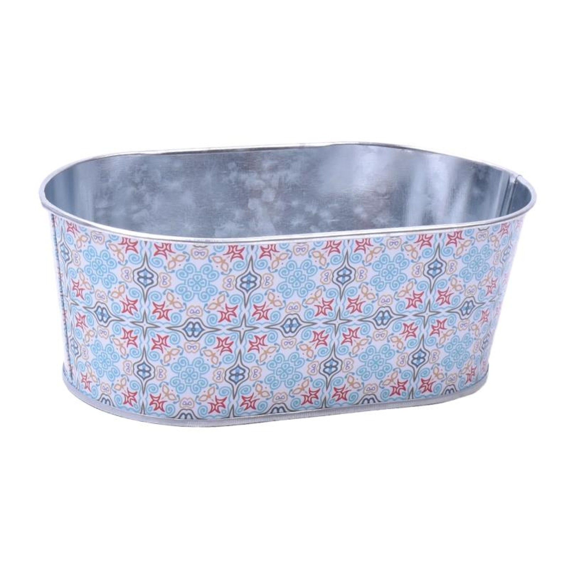 VASO METAL OVAL 12413 CX24 VASO METAL OVAL 12413 CX24