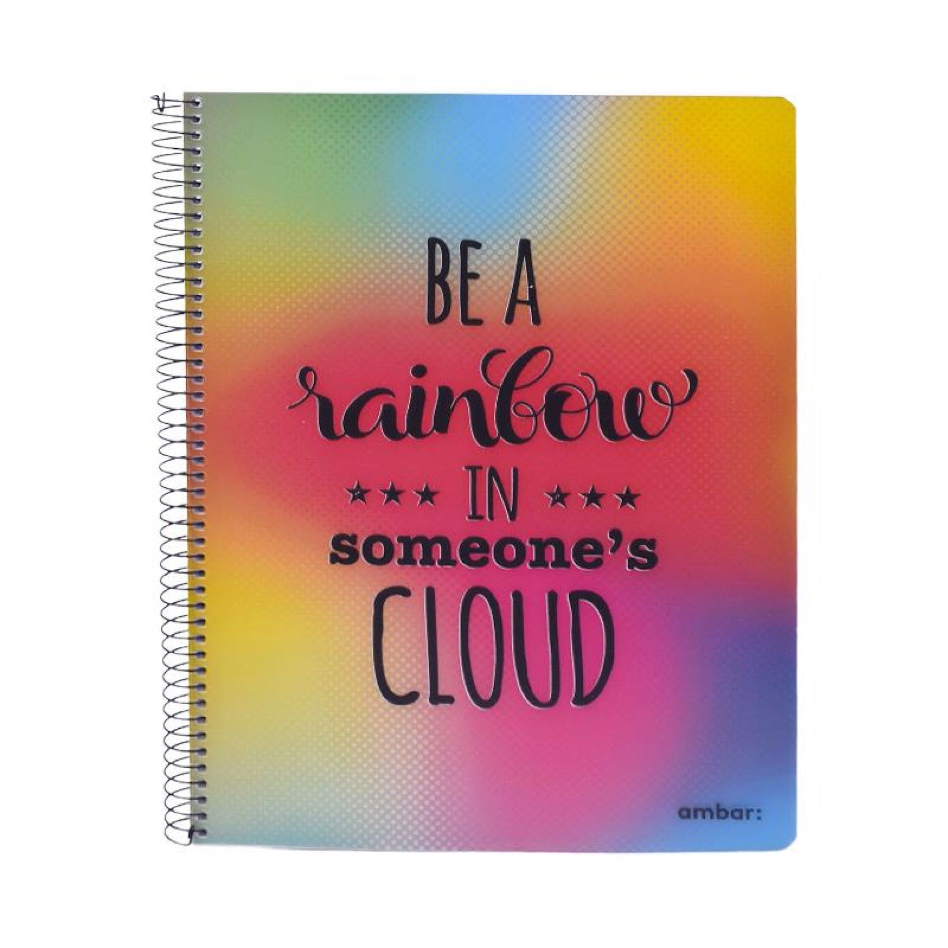 CADERNO ESPIRAL A4 PP 80F THINK COLOR P CADERNO ESPIRAL A4 PP 80F THINK COLOR P