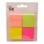 BLOCO NOT 4 UN 100F 7,6X7,6 2687-061
