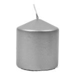 VELA PRATEADA 8CM CX4 VELA PRATEADA 8CM CX4