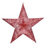 ESTRELA VRM C/LUZ 60CM 2590-100C-60 CX25