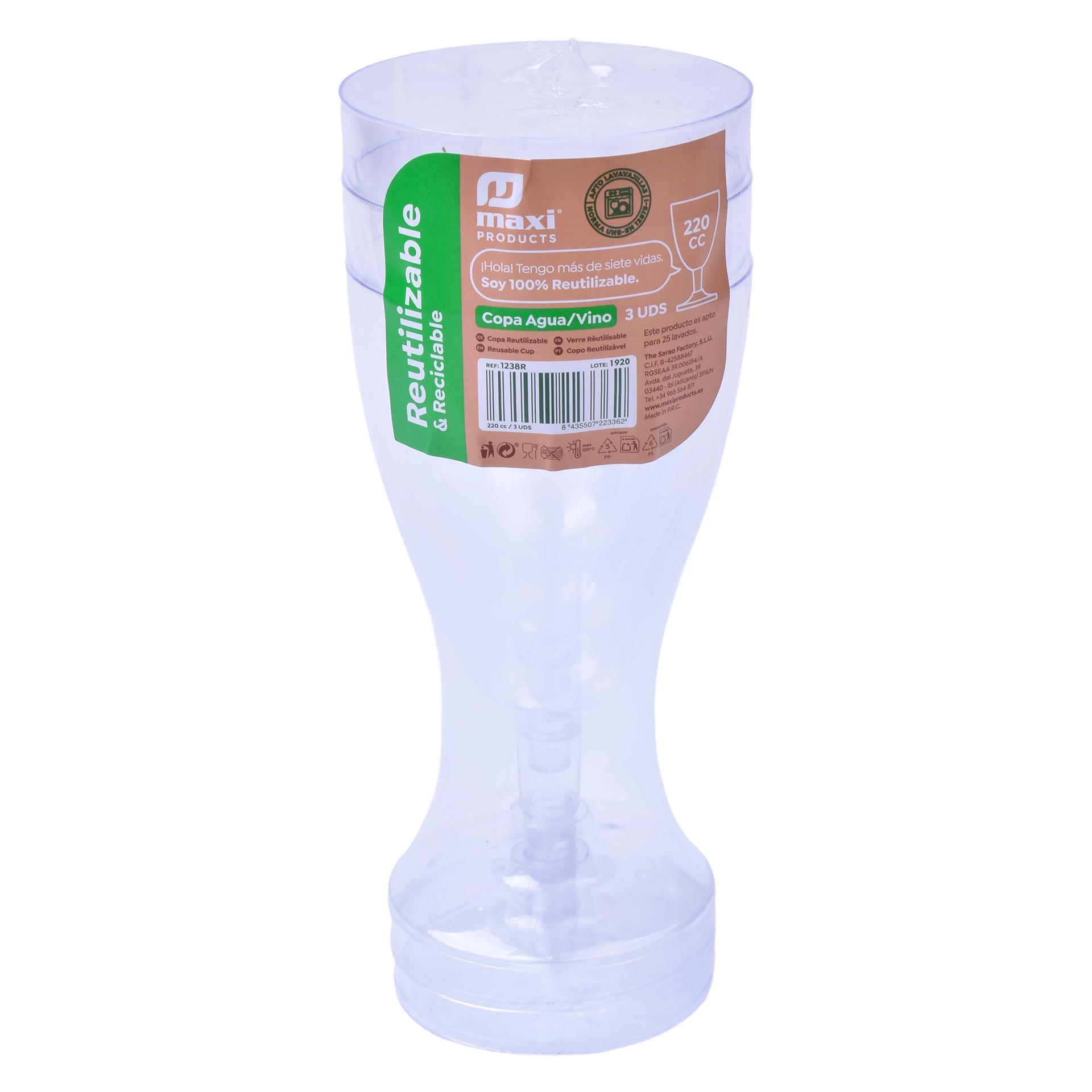 PLASTICO COPO VINHO 220CC REUTL 1238R PLASTICO COPO VINHO 220CC REUTL 1238R
