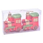 PENDURANTE LOCOMOTIVAS NATAL 7CM 2UN