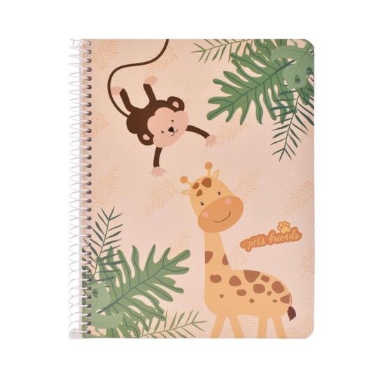 CADERNO ESP A5 80F PETS SAF