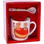 SET CANECA E COLHER 7,2X7,2 2645-109-17 CX120